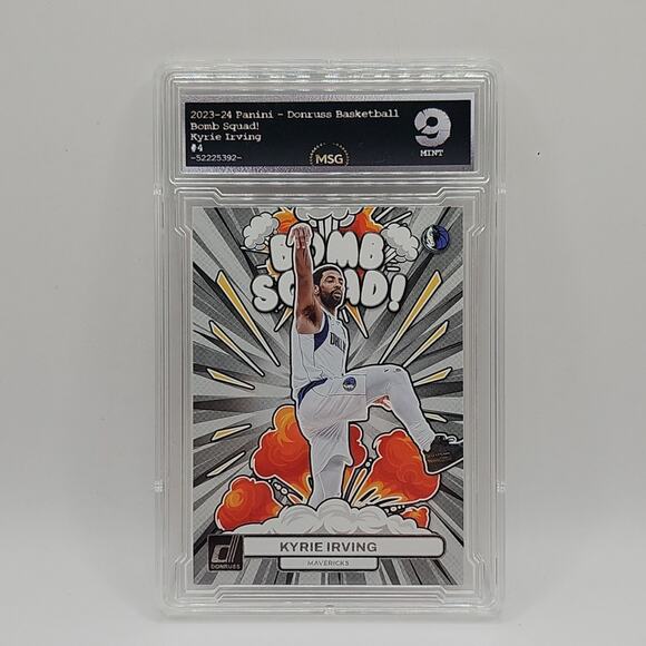 Kyrie Irving 2023 Panini Donruss Bomb Squad #4 Dallas Mavericks Graded 9 NBA - Picture 1 of 2